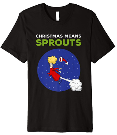 Christmas Dinner Sprouts Fart T-Shirt